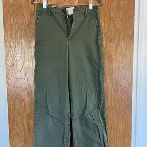 Uniqlo Baggy Olive Green Cargo Pants